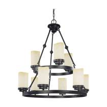 LUCERN ES 9 LIGHT CHANDELIER - 60-3849