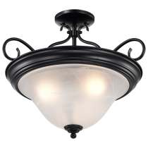CASTILLO 3 LT SEMI FLUSH - 60-384