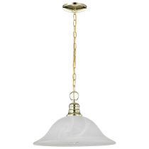 1 LT HANGING DOME PENDANT - 60-392