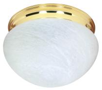 12" MUSHROOM POLISHED BRASS FN - 60-410