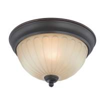 CAROUSEL 1 LIGHT FLUSH DOME - 60-4231