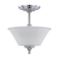 TELLER 2 LIGHT SEMI-FLUSH - 60-4268