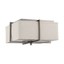 LOGAN 2 LIGHT SQUARE FLUSH - 60-4488