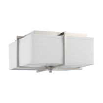 LOGAN 2 LIGHT SQUARE FLUSH - 60-4508