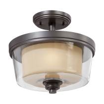 DECKER 2 LIGHT SEMI-FLUSH - 60-4553
