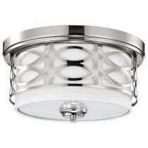 HARLOW 2 LIGHT FLUSH DOME - 60-4627