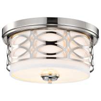 HARLOW 2 LIGHT FLUSH DOME - 60-4627