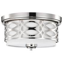 HARLOW 2 LIGHT FLUSH DOME - 60-4627