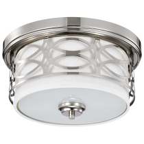 HARLOW 2 LIGHT FLUSH DOME - 60-4627