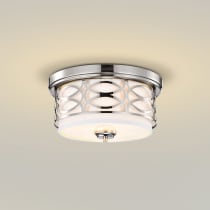 HARLOW 2 LIGHT FLUSH DOME - 60-4627