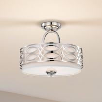 HARLOW 3 LIGHT SEMI-FLUSH - 60-4629