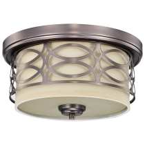HARLOW 2 LIGHT FLUSH DOME - 60-4727