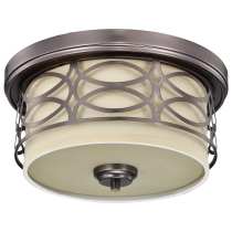 HARLOW 2 LIGHT FLUSH DOME - 60-4727