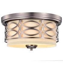 HARLOW 2 LIGHT FLUSH DOME - 60-4727