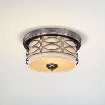 HARLOW 2 LIGHT FLUSH DOME - 60-4727