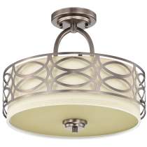 HARLOW 3 LIGHT SEMI-FLUSH - 60-4729