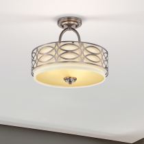 HARLOW 3 LIGHT SEMI-FLUSH - 60-4729