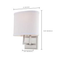 GEMINI 1 LIGHT VANITY - 60-4751