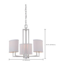 GEMINI 3 LIGHT CHANDELIER - 60-4757