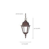 BRITON 1 LT 10" HANGNG LANTERN - 60-488