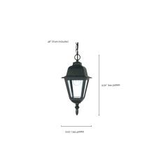 BRITON 1 LT 10" HANGNG LANTERN - 60-489