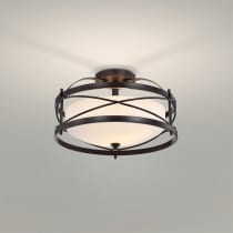 GINGER - 2 LT SEMI FLUSH - 60-5335