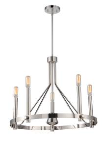 TELEGRAPH 5+1 CHANDELIER - 60-5343