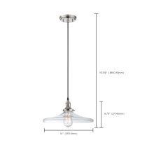 1 LT VINTAGE PENDANT - 60-5407