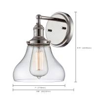 1 LT VINTAGE WALL SCONCE - 60-5413