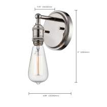 1 LT VINTAGE WALL SCONCE - 60-5415