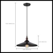 1 LT VINTAGE PENDANT - 60-5509