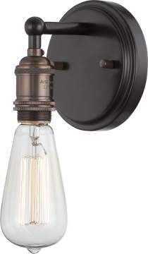 1 LT VINTAGE WALL SCONCE - 60-5515