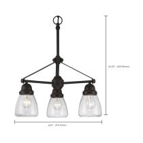 LAUREL - 3 LT CHANDELIER - 60-5546