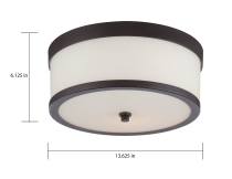 CELINE - 2 LT FLUSH FIXTURE - 60-5576