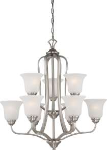 ELIZABETH 9 LT- 2 TIER CHNDLR - 60-5599