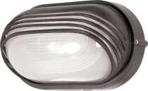 ES-1 LT 10" OVAL HOOD BLK HEAD - 60-567