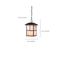 TANNER 1 LT OUTDOOR HANGING - 60-5674