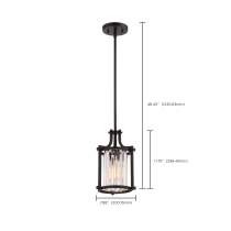 KRYS 1 LIGHT MINI PENDANT - 60-5774