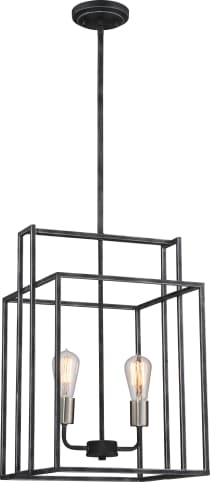 LAKE 2 LIGHT 14" SQUARE PEND - 60-5857