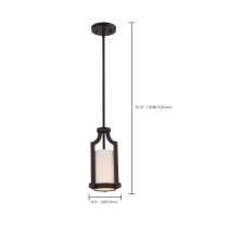 MEADOW 1 LIGHT MINI PENDANT - 60-5889