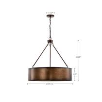 KETTLE 5 LIGHT OVERSIZED PEND - 60-5895