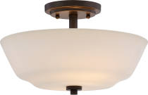 WILLOW 2 LT SEMI FLUSH - 60-5906