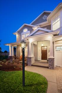 COVE NECK 1LT OUTDOOR LG POST - 60-5953