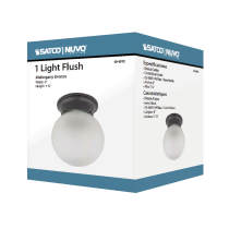 1 LIGHT 6" BALL CEILING - 60-6012