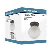 1 LIGHT 6" BALL CEILING - 60-6012