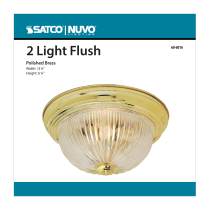 2 LIGHT 13" FLUSH MOUNT - 60-6016