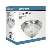 2 LIGHT 11" FLUSH MOUNT - 60-6023