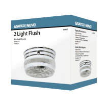 2 LT MEDIUM FLUSH MOUNT DRUM - 60-6027