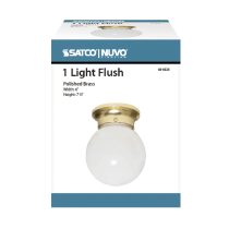 1 LIGHT 6" BALL FIXTURE - 60-6028