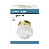 1 LIGHT 6" BALL FIXTURE - 60-6029